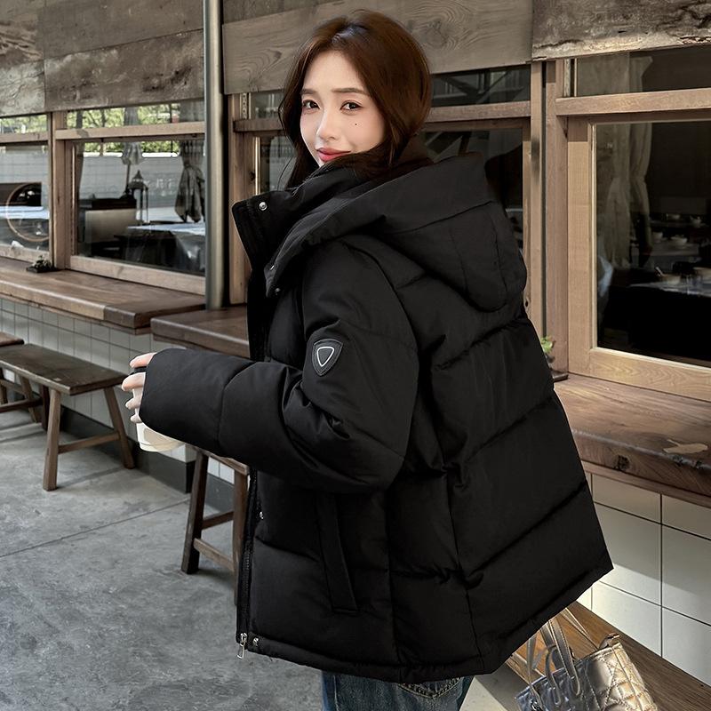 Women’s Short Windproof Thicken Warm Winter Jacket With Detachable Hood 5 Colors