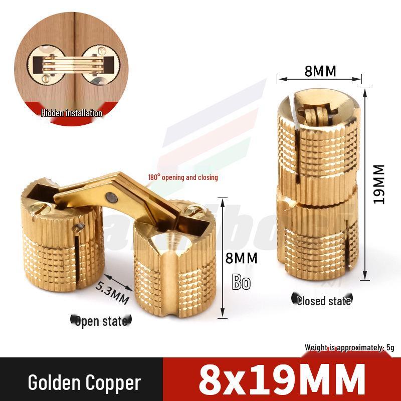 Hidden Concealed Hinge for Folding Wooden Doors - Accessories