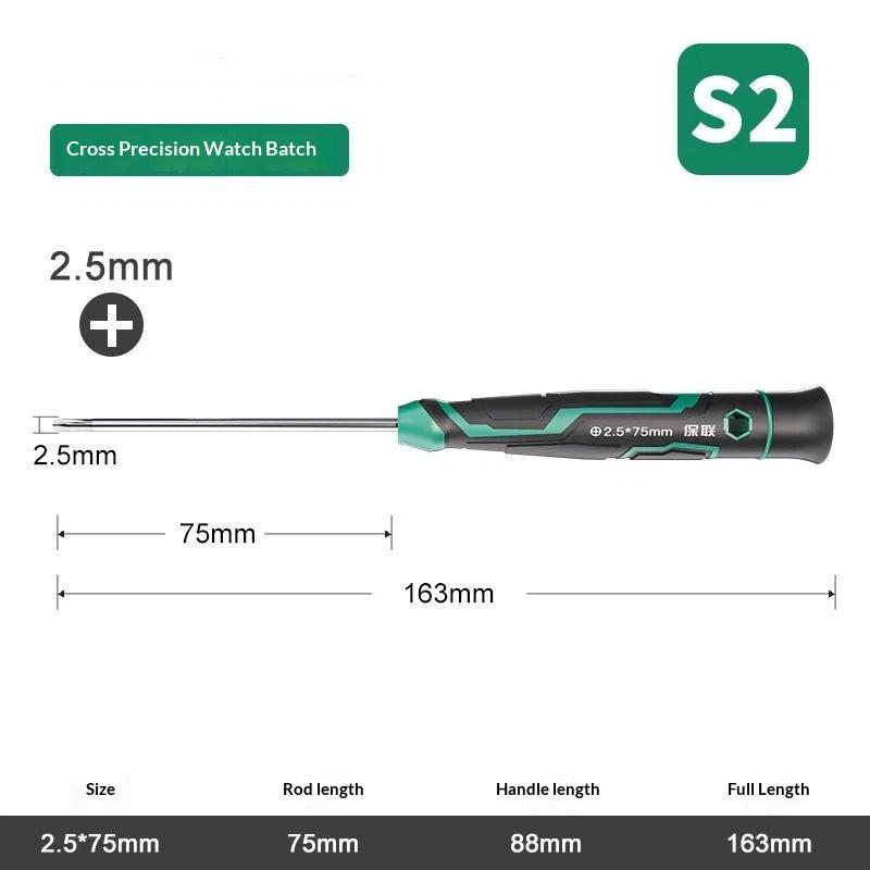 Precision Magnetic Screwdriver Anti-Slip Handle Slotted Type Mini Screw Driver Installation And Disassembly Repair Tool