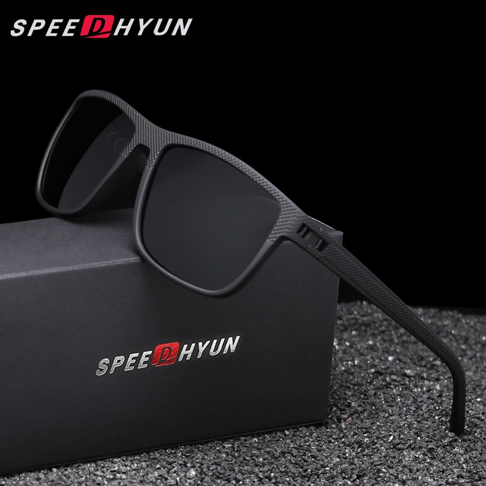 

Класичні квадратні сонцезахисні окуляри SPEEDHYUN UV400 і покриття проти відблиску зелений/чорний