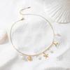 Fashionable and Versatile Ocean-themed Necklace. Multi-element Pearl and Shell Luxury Women's Necklace.