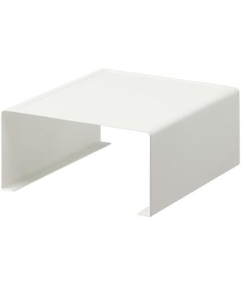 Yamazaki Jitsugyo Kuchynský spotrebič Dolný rošt Biely Cca. Š22 x H25 x V11cm Vežový U-profilový stojan Kuchynský stojan 6038