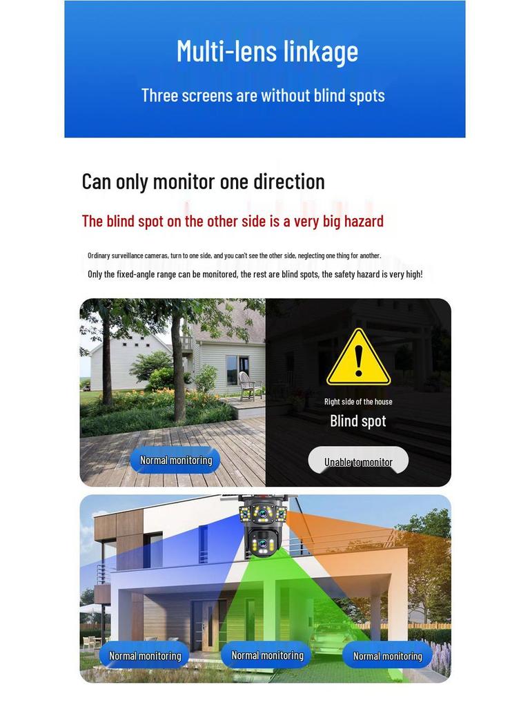 Solar-Powered HD Wireless Outdoor Security Camera with Night Vision