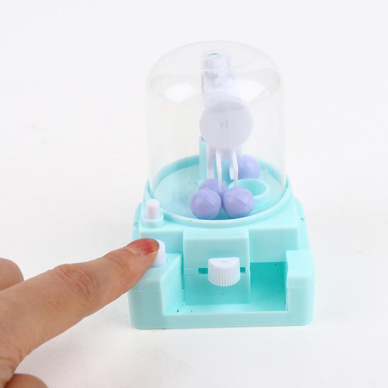 1Pc Mini Claw Machine Dolls Balls Catcher Desktop Interactive Toys Children Kids Doll Crane Clip Electronic Catch Machine House