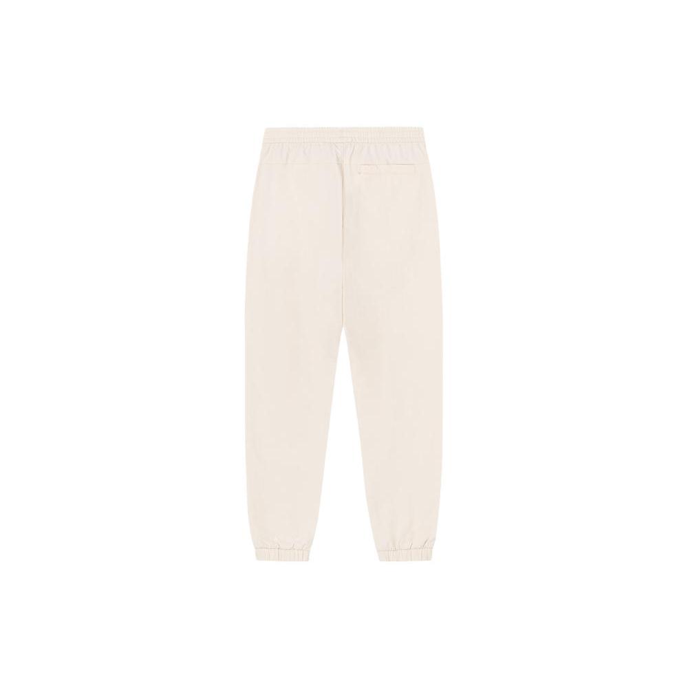 New Balance Knitted Sweatpants Men's Ivory White Moderate Cuffed Pants 5TC44572-IV