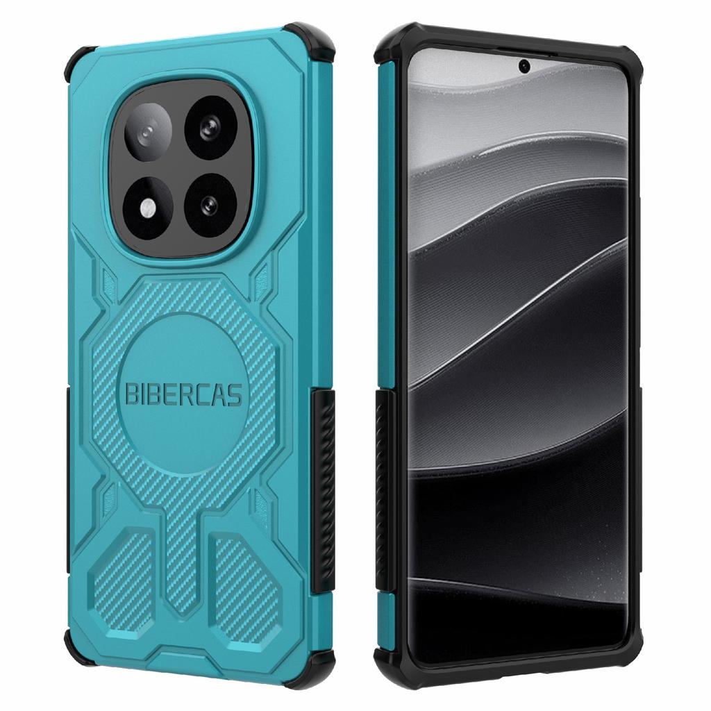 BIBERCAS J-16 Series For Xiaomi Redmi Note 14 Pro+ 5G Case Compatible with MagSafe Anti Drop TPU+PC Phone Cover