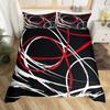 2/3pcs Bedding Set Digital Print Comfortable Duvet Cover for Home Bedroom Decoration, 1 Duvet Cover and 2pillowcase with Zippers
