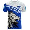 Israel Flag Men's T-shirt 3D Print Israelis National Emblem T Shirt For Men Short-sleeved Oversized Sports Male Clothing Tops