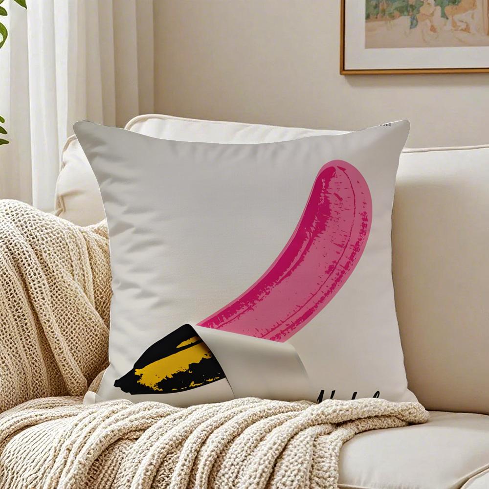 Music Experimental The VVelvet UUnderground Cushion Cover Pillowcase Antidustmite living Room Sofa Decor Cushion Room