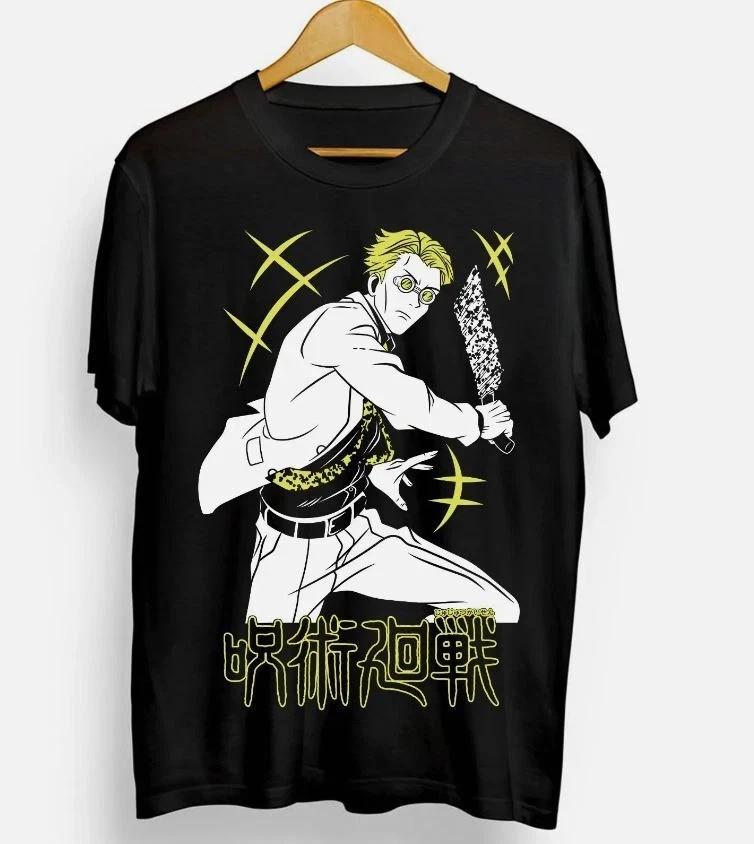Anime Jujutsu Kaisen Nanami Kento Black T Shirt Size S 4XL S