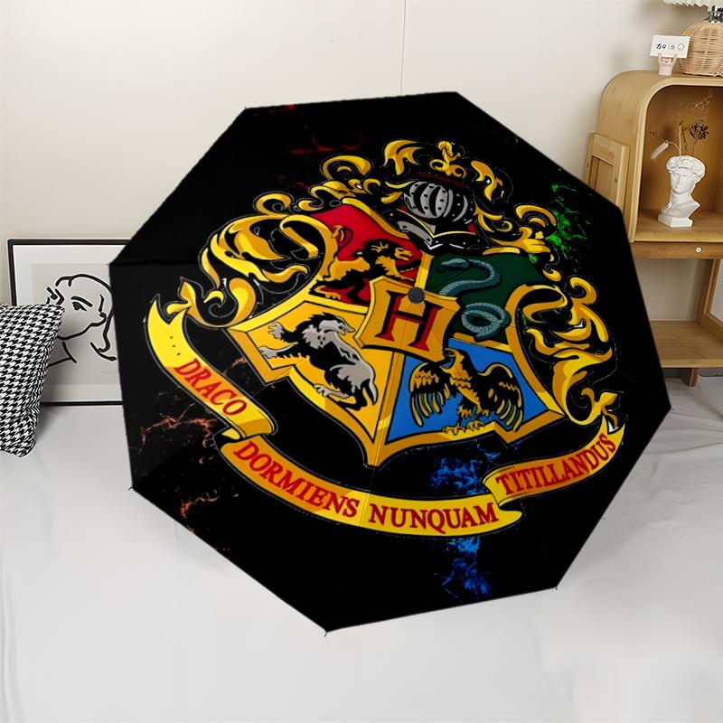 1pc H-Hogwarts Umbrella, Sun Protection, And UV Shielding. It Has Eight Sturdy Ribs for Outdoor Use And Perfect As a Holiday Gift