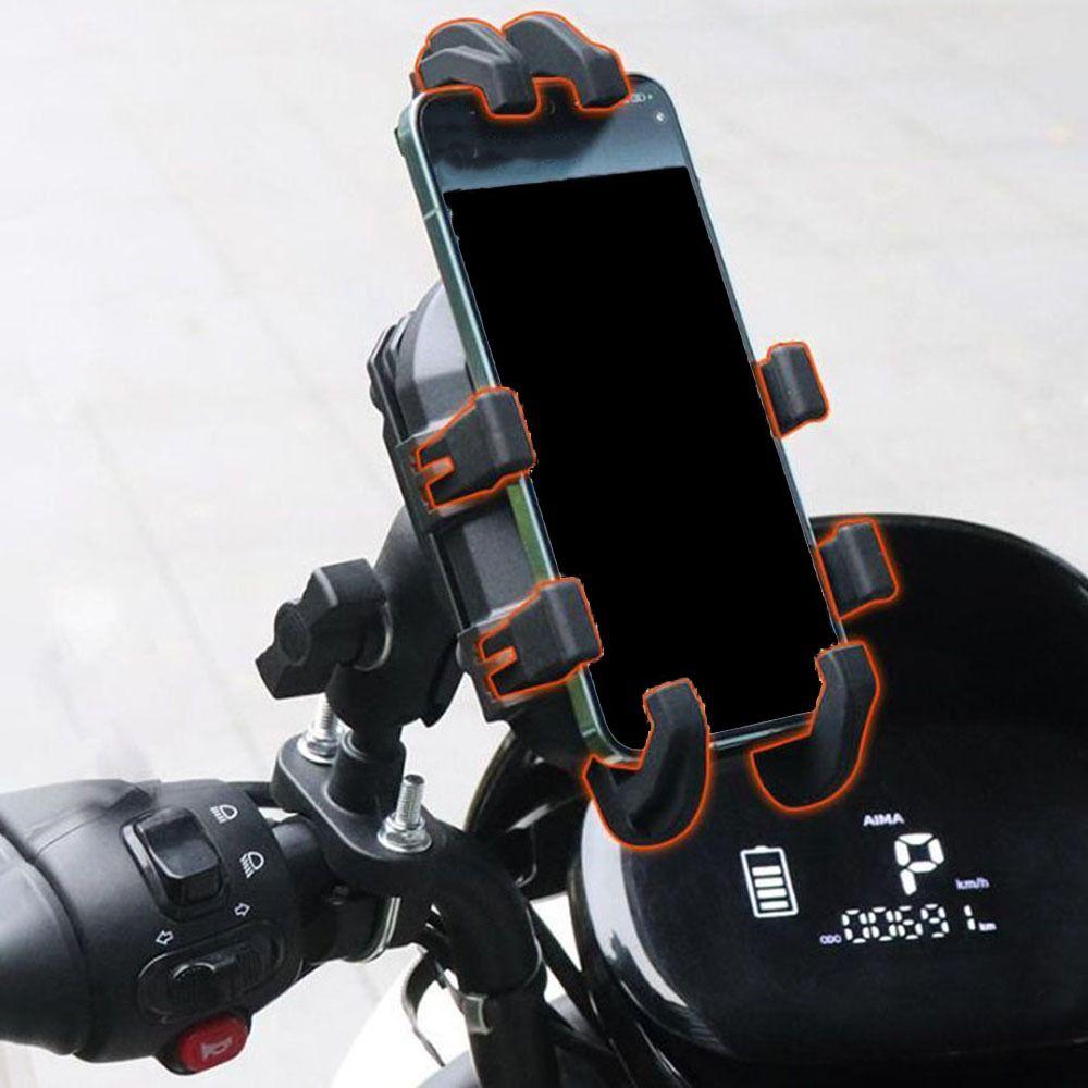 360° Rotation Motorcycle Phone Holder Eight Claw Fixed Navigation Stand  Electric Bike