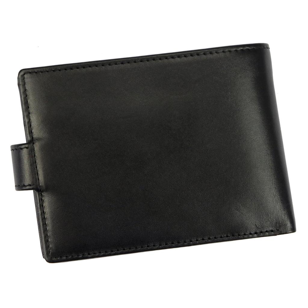 Poziomy Skórzany Męski Portfel EL FORREST Z RFID