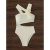 Costume da bagno intero da donna Sexy Costumi da bagno Biquini floreale Body a vita alta Costume da bagno traforato Beachwear Costume da bagno