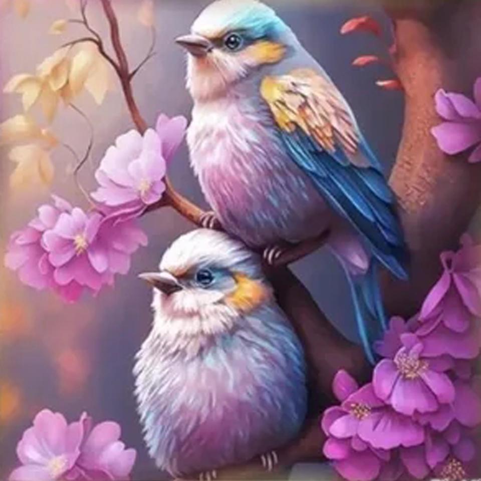 2024 Nouveau 5D DIY Peinture Diamant Fleur, Oiseau, Chat, Animal Mosaïque Broderie Bijoux Point de Croix Broderie Décoration de Maison