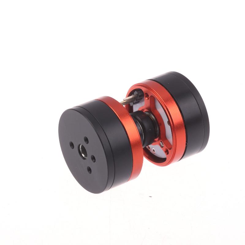 L28mm Magnetic External Rotor Gimbal Brushless Motor 3-Phase 330KV 2204 Brushless Motor 4mm Hollow Shaft Rotation Limit 290°