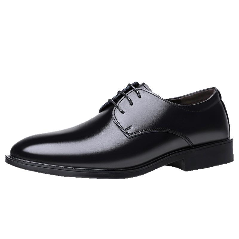 Men's Shoes Autumn and Winter 2025 New Breathable British Lace-up Leather Shoes Trendy Men's Business Dress Shoes