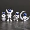 4 szt. Figurka Astronauty Statua Figurka Kosmonauta Rzeźba Zabawka Edukacyjna Dekoracja Biurka Domu Model Astronauty Dla Dzieci Prezent