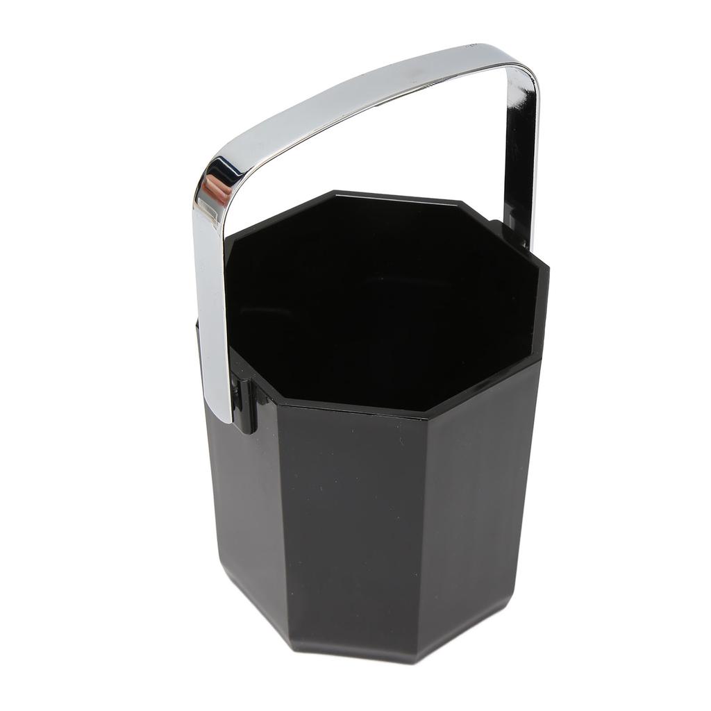 Champagne Bucket Stainless Steel Handle Strong Acrylic Multi Purpose Ice Cube Bucket for Family Bar Camping