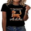 Spot Women's Summer T-Shirt Printed Fashion Casual Cute Short Sleeve Women's Eye Printed Short Sleeve T-Shirt