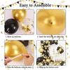 Black Gold Series Balloon Set for Birthday Party Decoration
