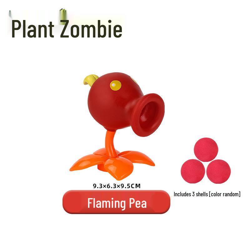 Plants vs. Zombies Toy Set: Machine Bug, Football Gun, Pea Pod, Carnivorous Plant Models