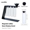 Havmore Wooden Holder 12 Testing Tubes Single Dose Coffee Bean Glass Container Wooden Stand Coffee Beans Storage Tubes 3