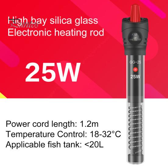 Thermostat Fish Tank Heater Temperature Adjustable Digital Display Waterproof with Indicator Light Heating Rod 100W Submersible for Home Water