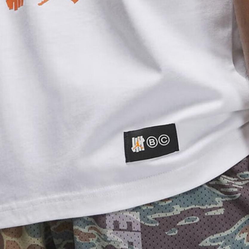 Jordan Undefeated x Capsule Collection Logo Print Pullover Rundhals T-Shirt Herren Tops Weiß DX4305-100