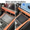 עבור BYD Sealion 7 2024 פאנל טעינה אלחוטית משטח סיליקון עמיד בפני אבק מים מונע החלקה אביזרי שינוי רכב