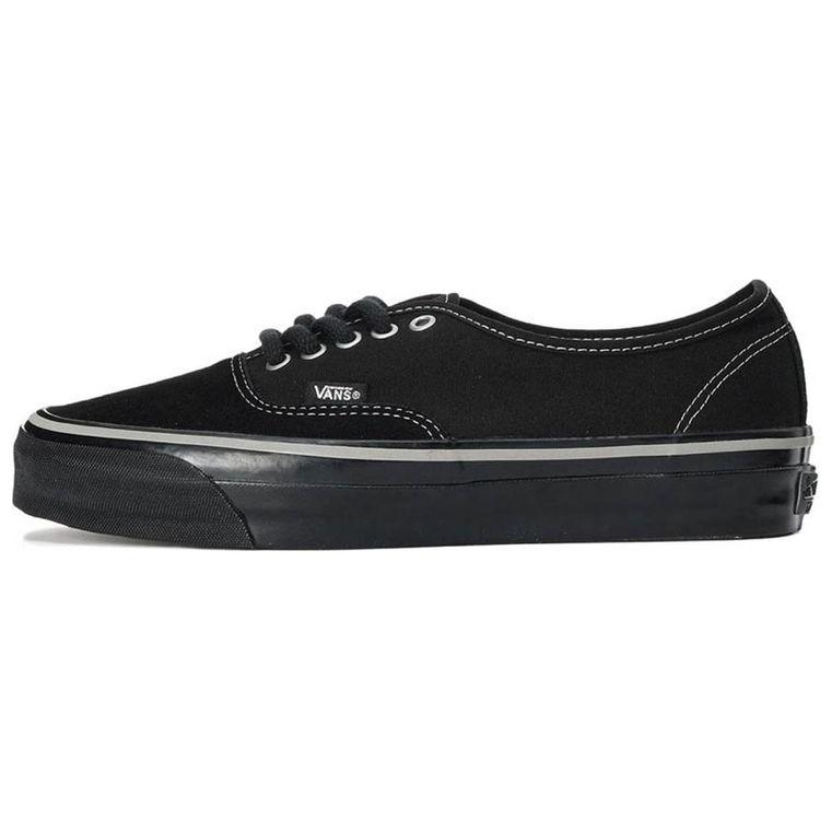 Vans Authentic Reissue 44 Comfortable Versatile Low-Top Skate Shoes Unisex Sneakers Black Silver VN000D5KIAS