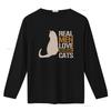Katzenpapa T-Shirt Besitzer Bengal Echte Männer Lieben Katzen vintage Gewaschen Designer-Kleidung Stilvoll homme Lässig Atmungsaktiv Unisex