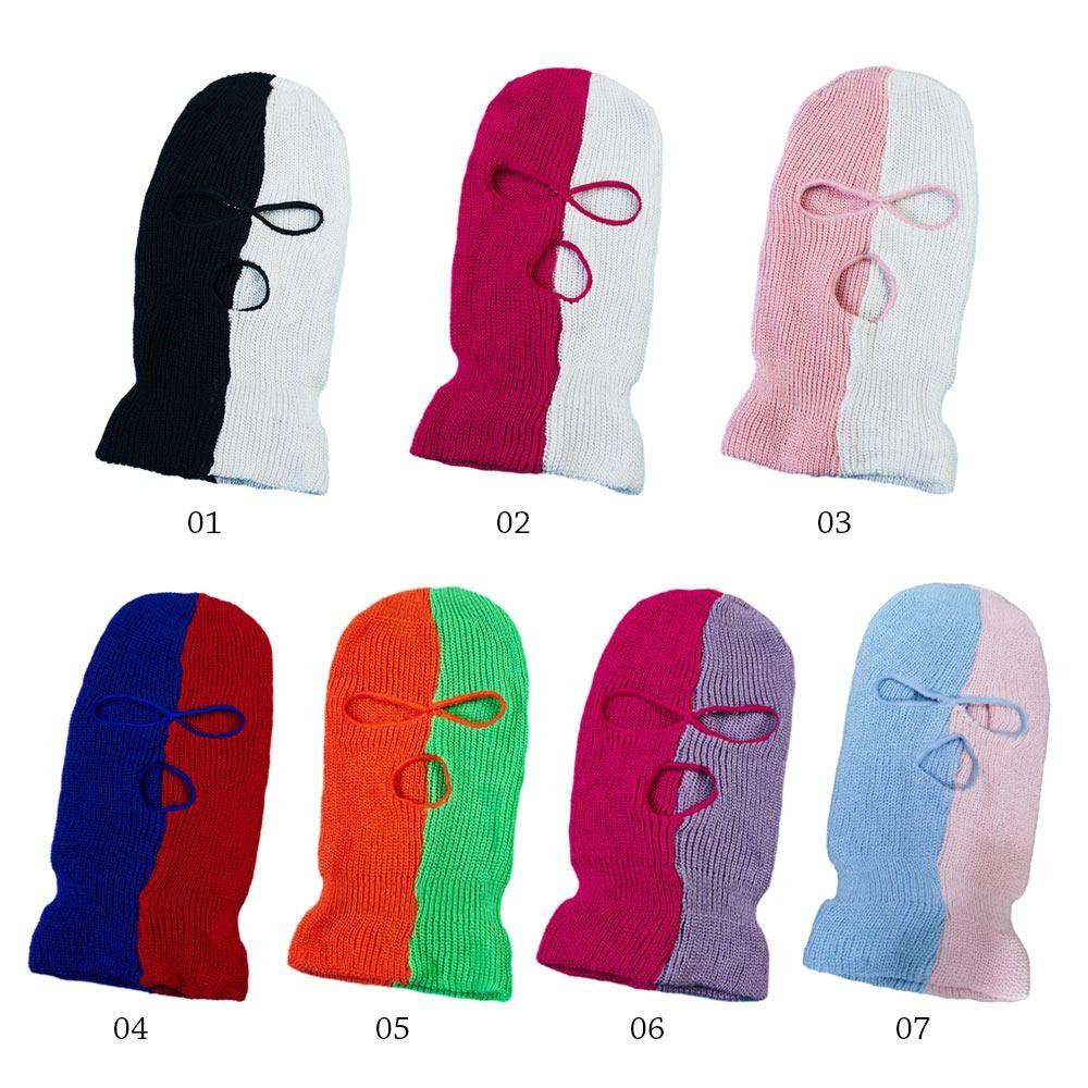 3 Hole Balaclava Warm Motorcycle Helmet Winter Ski Mask Unisex