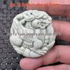 Guizhou Green Dragon Jade Pendant: Zodiac Buddha, Qilin Pixiu Talisman, Landscape and Abundance Designs