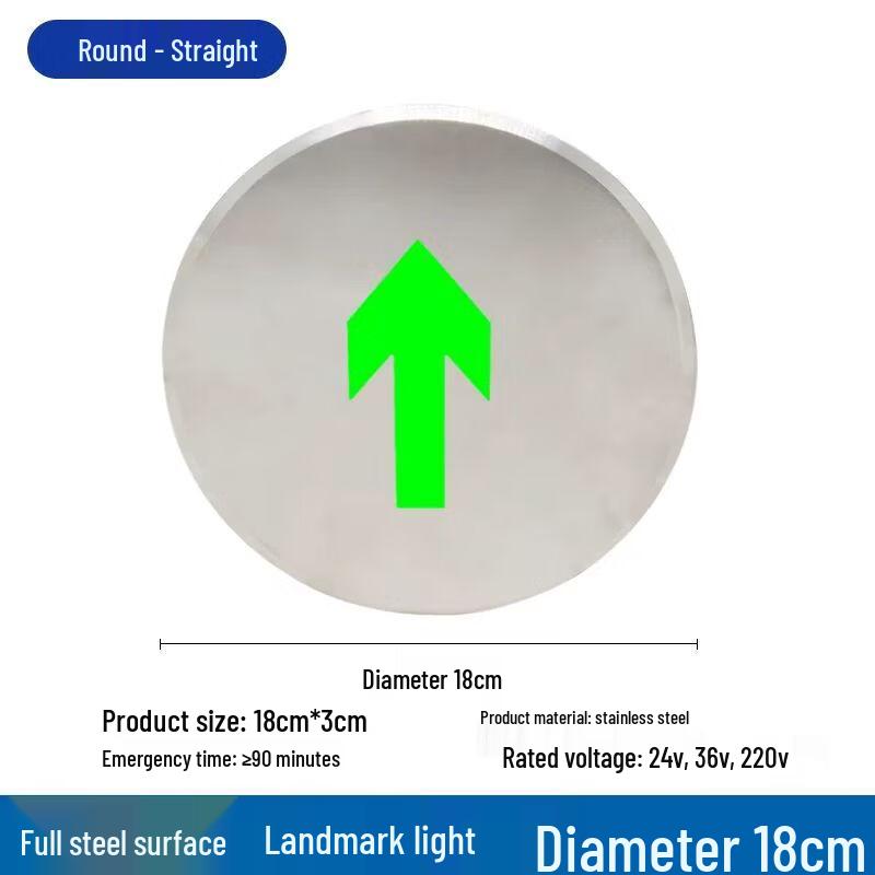 UKGF Embedded All-Steel Emergency Exit Ground Light