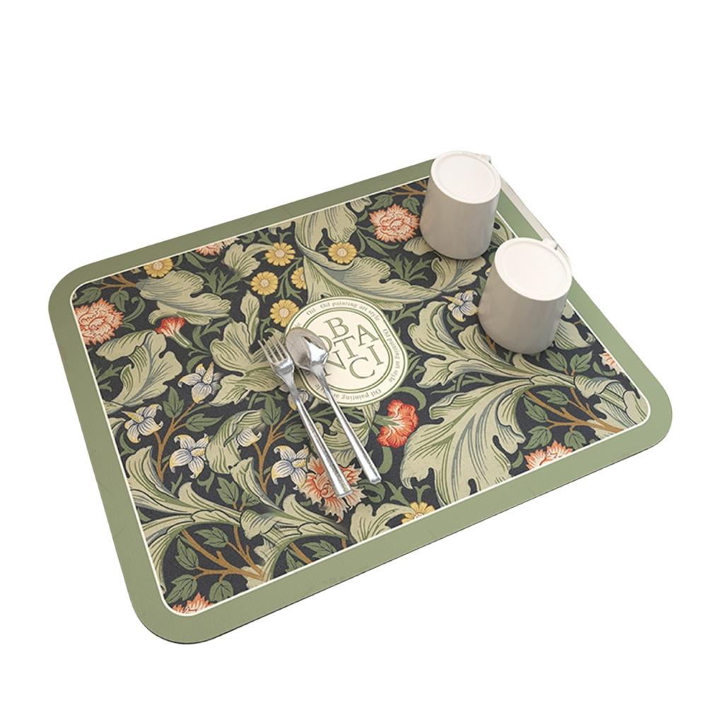 Absorbent Coffee Absorbent Coffee Dish Drying Mat Drain Pad