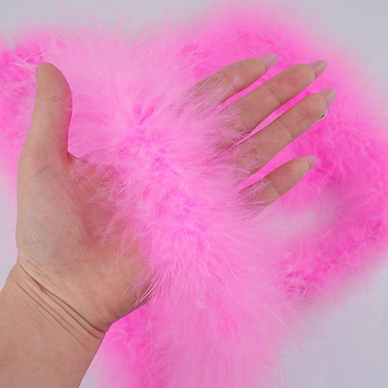 About 2 Meters Long-Haired Turkey Feather Clothing Pet Supplies Car Ornaments Flower Lights Christmas Supplies Diy Decoration