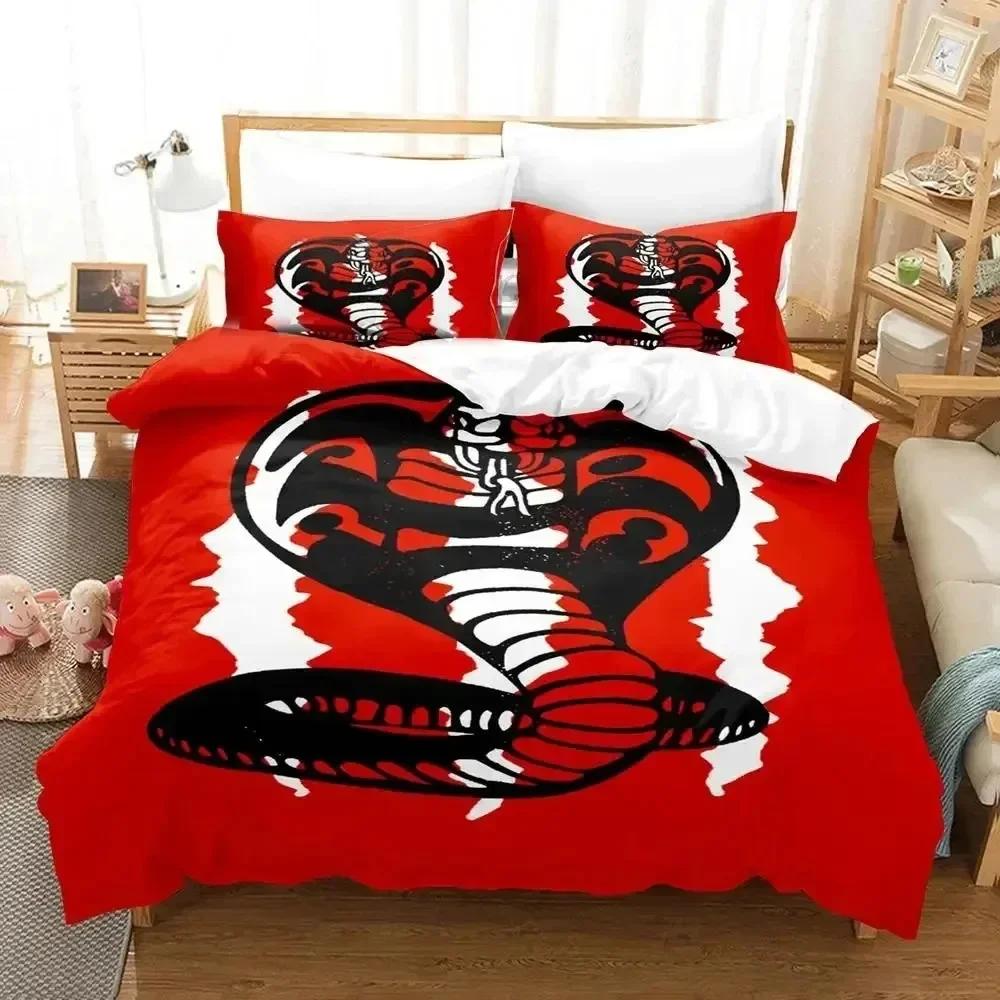 Luxury New 3D Print Karate Kid Bedding Set Boys Girls Twin Queen Size Duvet Cover Pillowcase Bed Kids Adult Fashion