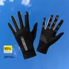 1 Pair Fingertip Opening Anti-slip Palm Letter Print Sunscreen Mittens Ladies Anti-UV Ice Silk Thin Gloves Cycling Accessories