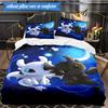 Dragon's Glimmering Fish 3pcs K-pop Music Group Bedding set,Ideal for Bedroom, Dormitory,Including Duvet Cover And 2pcs Pillowcases,Fan Gifts