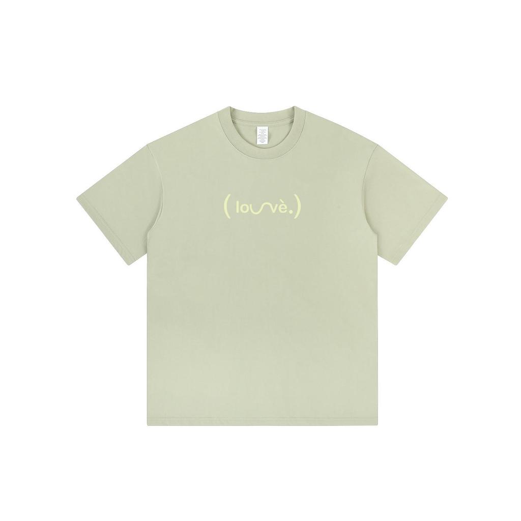 Unisex 2024 Summer All-Cotton Loose Fit Dopamine Print Short-Sleeve T-Shirt