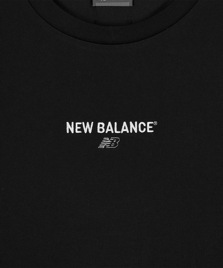 Nyuballanseu Nbneg21403 / Uni Essential Center Logo Short Sleeve T-Shirt (Black)