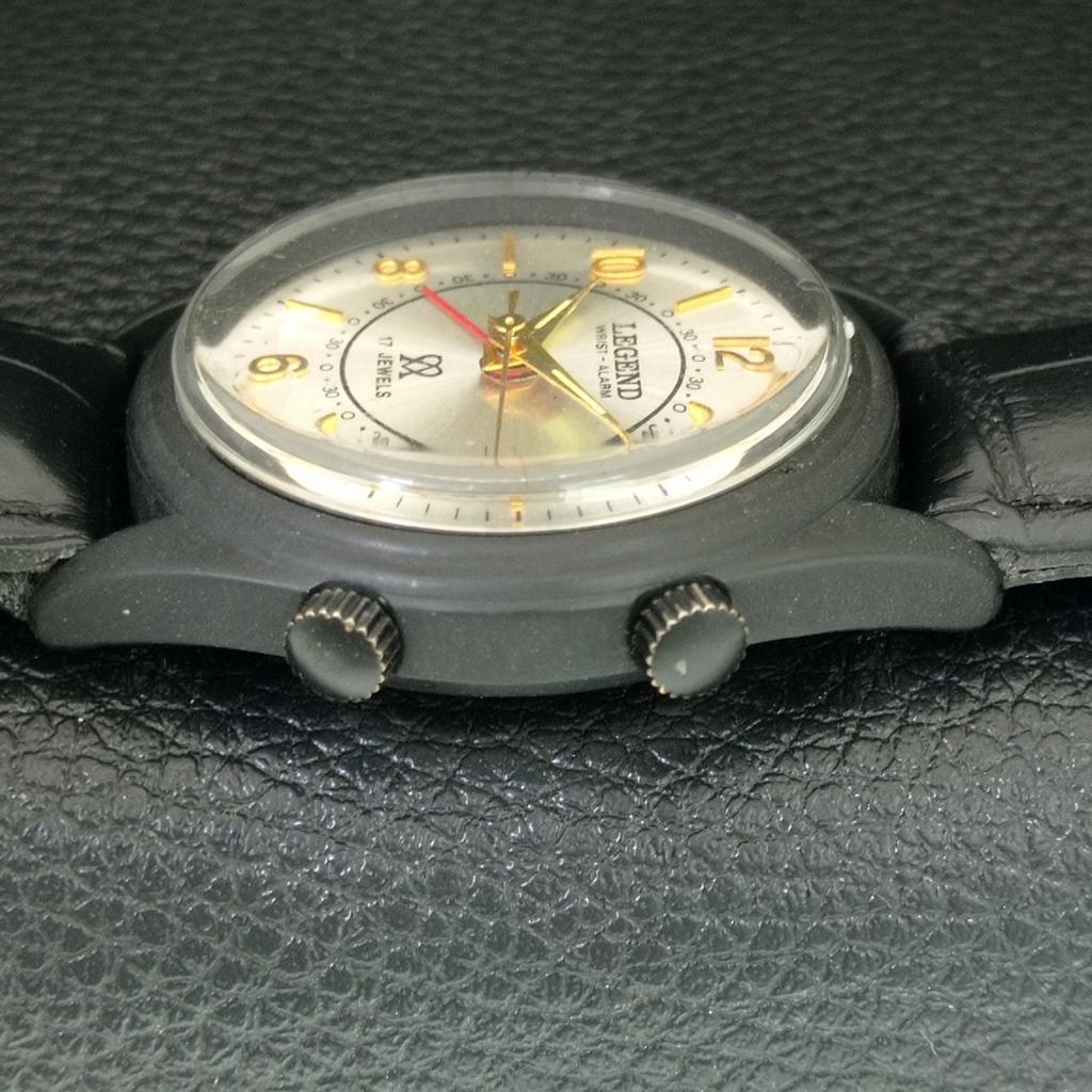 SWISS VINTAGE LEGEND HAND-WINDING MENS REFURBISHED ALARM WATCH a707536-1