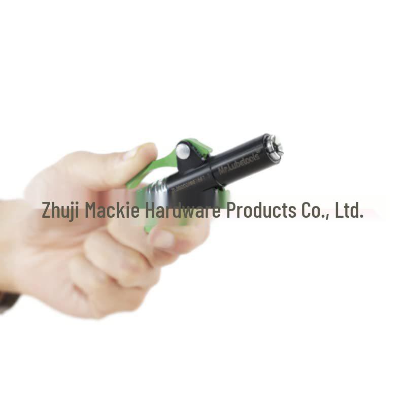 High-Pressure Oil Injector Nozzle with Locking Pliers - Yellow Grease Gun Coupler Tool 1/8NPT