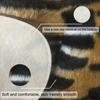 1pc Tiger Print Rug Faux Tiger Fur Non-Slip Mat Area Rug For Home Decor Animal Print Rug Carpet