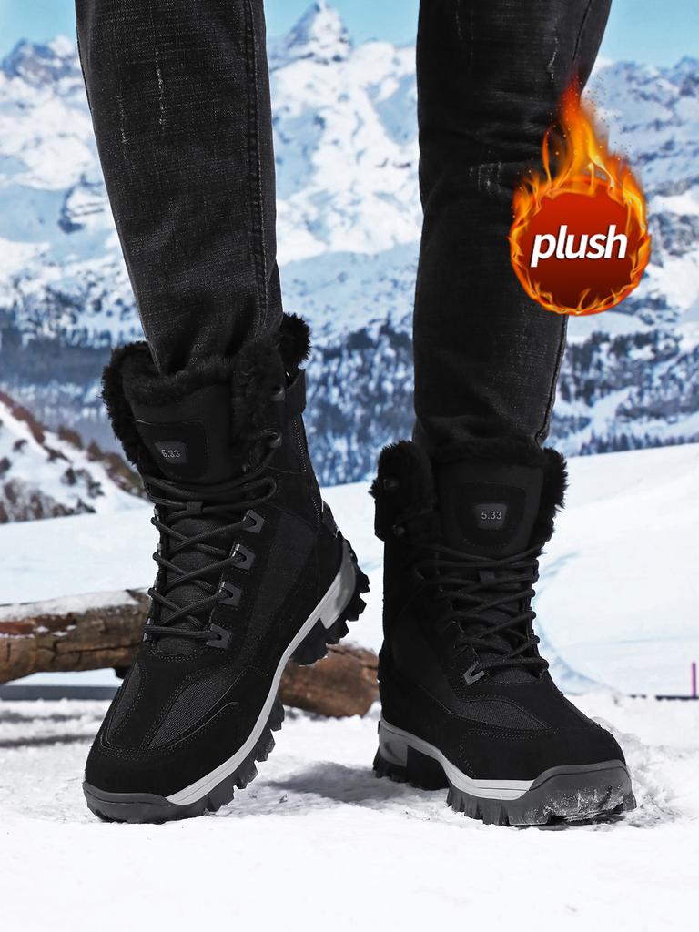 Men's Waterproof Insulated Snow Boots - Extreme Cold Weather Boots (-30°F)