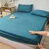 Waterproof White Hotel Fitted Sheet - Single Piece, Urine-Proof Mattress Protector