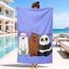 Nightly Friends Bears Adventure Beach Towel, Microfiber Beach Towel, Perfect For Pool, Beach, Travel, Home Decor Beach Party Fan Gifts