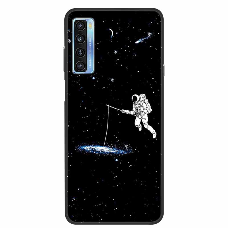 For TCL 20L Case Cute Painted Soft Silicone Back Cover for TCL 20L+ Plus T775H Phone Cases TPU Bumper For TCL 20S 20 L T774H