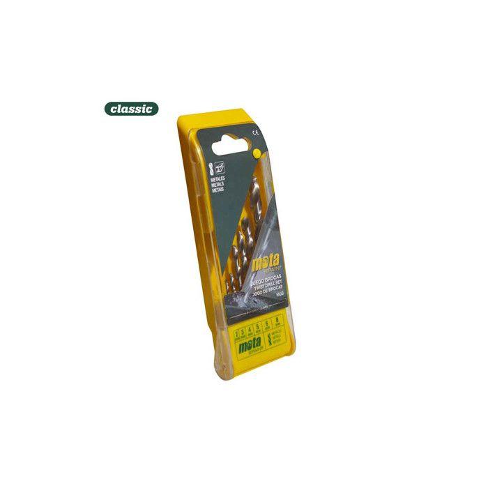 Forets - MOTA 39352 - HSS - 6 pièces - Diamètres 2 à 8 mm